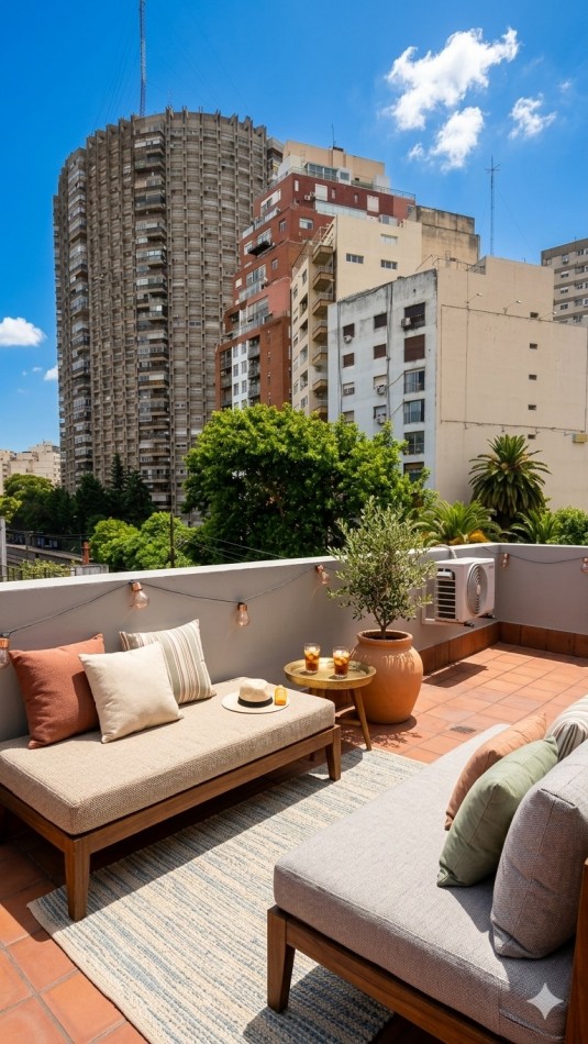 PH de Diseño Unico en Palermo - 4 Dorm - Terraza Propia c/Parrilla - Sin Expensas