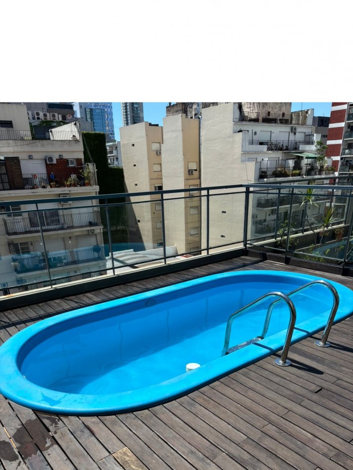 Monoambiente con balcon y amenities
