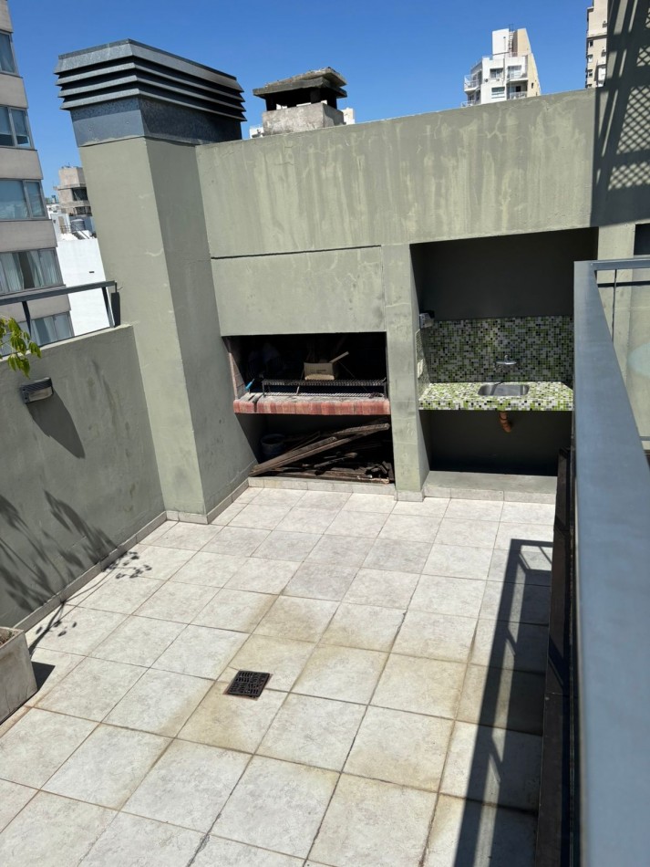 Monoambiente con balcon y amenities