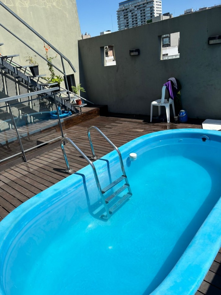 Monoambiente con balcon y amenities